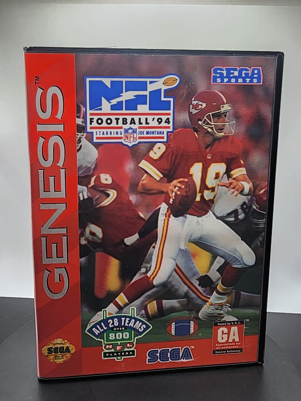 Vintage NFL Football 94 Joe Montana Sega Sports Genesis Video Game CIB